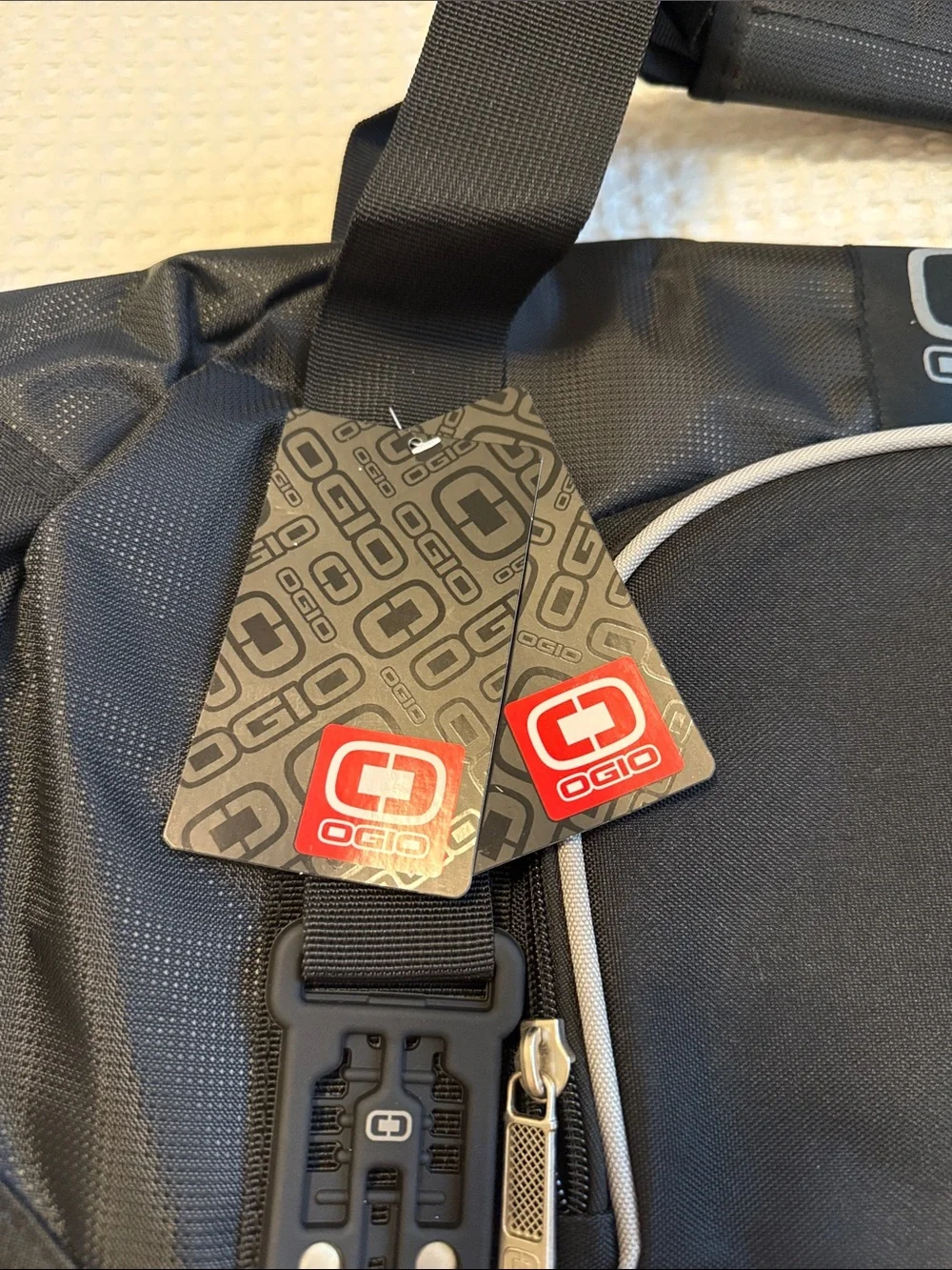 OGIO Black Bag with Gray Trim